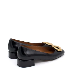 Bailarina adorno piel negro | ANGEL ALARCON Sale