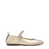 Bailarina basic piel metalizada platino | WONDERS Discount