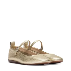 Bailarina basic piel metalizada platino | WONDERS Discount