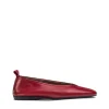 Bailarina basic piel rojo | WONDERS Sale