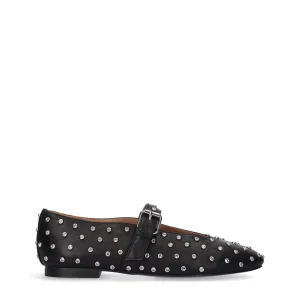 Bailarina cristales piel negro | BIBI LOU Sale