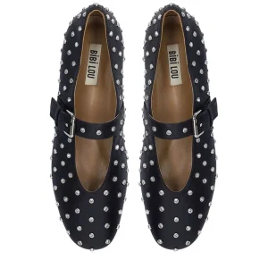 Bailarina cristales piel negro | BIBI LOU Sale