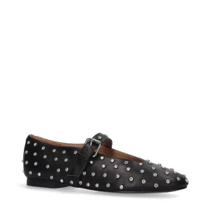 Bailarina cristales piel negro | BIBI LOU Sale
