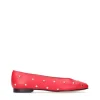 Bailarina plana tachas rojo | MIUXA Sale