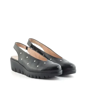 Bailarina sport tachas piel negro | WONDERS Fashion
