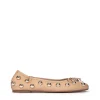 Bailarina tachas piel arena | PEDRO MIRALLES Outlet