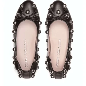 Bailarina tachas piel negro | PEDRO MIRALLES Discount