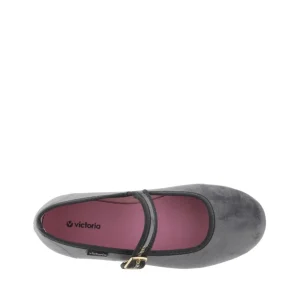 Bailarina terciopelo gris | VICTORIA Clearance
