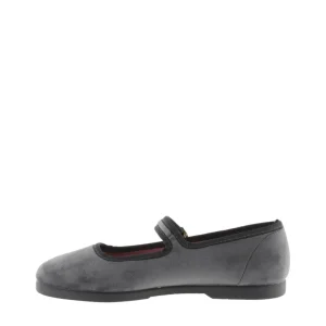 Bailarina terciopelo gris | VICTORIA Clearance