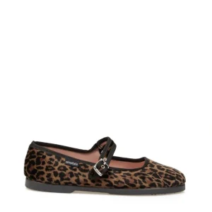 Bailarina terciopelo leopardo | VICTORIA Sale
