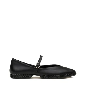 Bailarina trenza piel negro | GAIMO New
