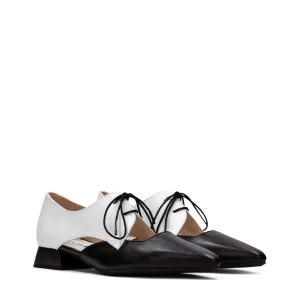 Blucher calado piel combi negro | HISPANITAS Sale