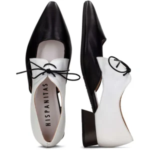 Blucher calado piel combi negro | HISPANITAS Sale
