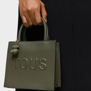 Bolso mini cube verde caqui | TOUS Sale