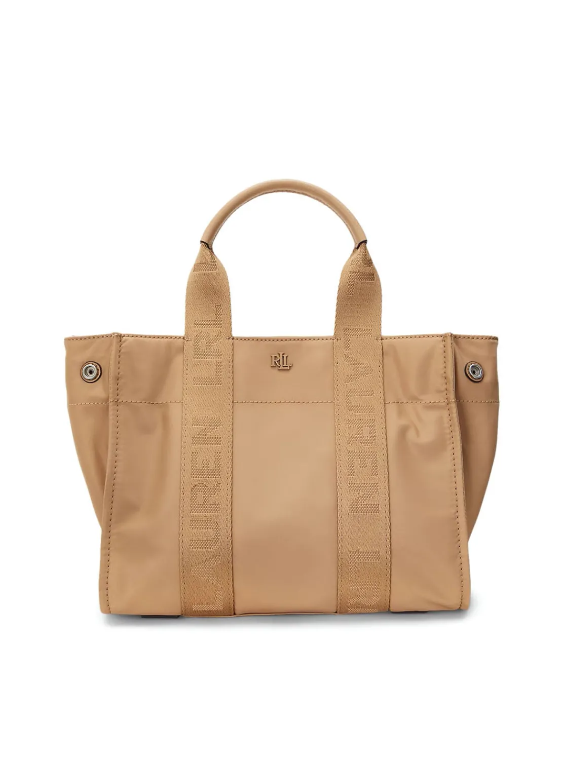bolso_tote_mini_nailon_ar_0.webp Bolso tote mini nailon arena | RALPH LAUREN Outlet
