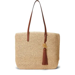 Bolso tote rafia | RALPH LAUREN Clearance