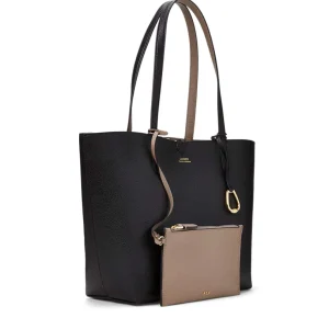 Bolso tote reversible negro-taupe | RALPH LAUREN Fashion