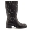 Bota adorno tachuelas piel negro | BRUNO PREMI Best