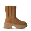 Bota classic new heights costura doble chestnut | UGG Fashion