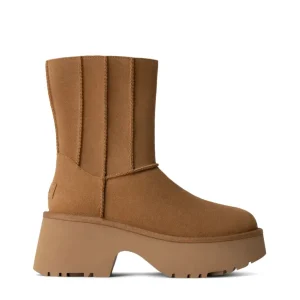 Bota classic new heights costura doble chestnut | UGG Fashion
