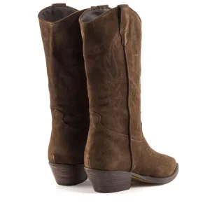 Bota cowboy 3/4 ante marrón | ALPE Outlet