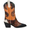 Bota cowboy combinada cuero | NOA HARMON Clearance