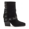 Bota cowboy solapa tachas negro | NOA HARMON New