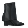 Bota cuña piel negro | BRUNO PREMI Outlet