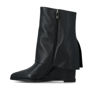 Bota cuña piel negro | BRUNO PREMI Outlet
