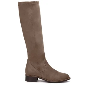 Bota plana elástica taupe | PEDRO MIRALLES New