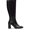 Bota tacón basic piel negro | WONDERS Best