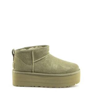 Botín classic ultra mini platform ante verde | UGG Hot