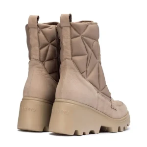 Botín combat acolchado taupe | WONDERS Discount