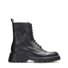 Botín combat piel negro | WONDERS Sale
