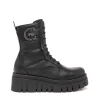 Botín combat piel negro | NEROGIARDINI Sale