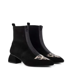 Botín combi leopardo ante negro | DANSI Online