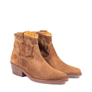 Botín cowboy ante capuccino | DAKOTA BOOTS Outlet