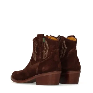 Botín cowboy ante marrón | DAKOTA BOOTS Sale
