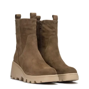 Botín piso track ante taupe | WONDERS Outlet