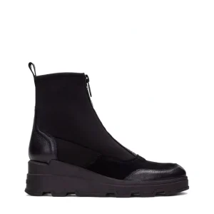 Botín sport combi negro plataforma | HISPANITAS New
