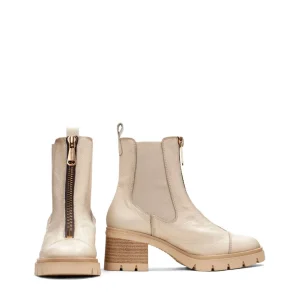 Botín sport elásticos piel beige | HISPANITAS New