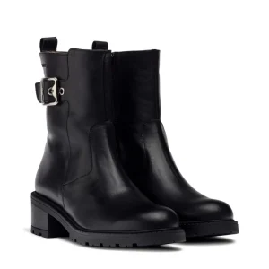 Botín sport hebilla piel negro | WONDERS Discount