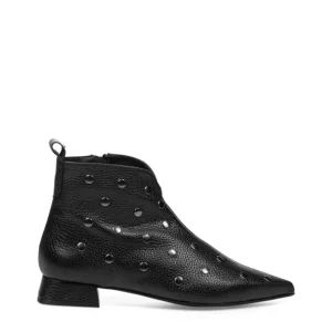 Botín tachuelas piel negro | DIBIA Outlet
