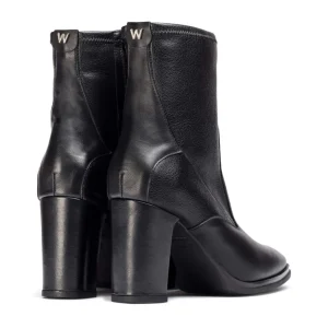 Botín tejido elástico negro | WONDERS Outlet