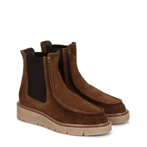 Botín "wallabee" ante cuero | WEEKEND New