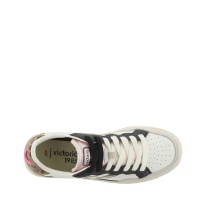 Deportivo combi piel blanco | VICTORIA Discount