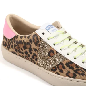 Deportivo leopardo combi glitter | VICTORIA Outlet