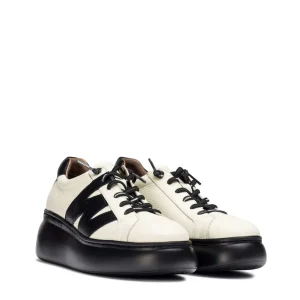 Deportivo maxi piel blanco | WONDERS Online