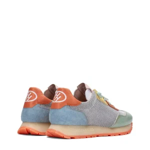 Deportivo rejilla piel combi verde | HISPANITAS Clearance