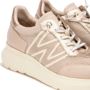 Deportivo rejilla piel nude | WONDERS Clearance